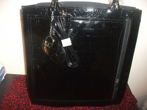 sac imitation peau de serpent brillant